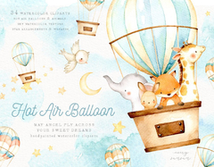Hoja de Elementos Hot Air Baloon 1