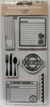 Sello de Goma Recetas 4x8"
