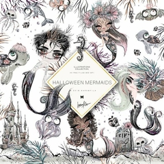 Hoja de Elementos Halloween Mermaids