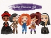 Hoja de Elementos Horror Princess Set 1