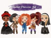 Hoja de Elementos Horror Princess Set 1