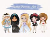 Hoja de Elementos Horror Princess Set 3