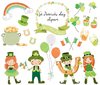 Hojas de Elementos St. Patrick's Day