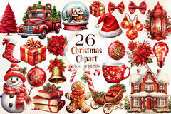 Hoja de Elementos Christmas (Navidad)