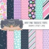 Colección Navy Pink Turquoise Purple
