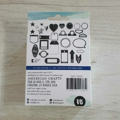 Chipboard Die Cuts Print Shop Vicky Boutin 30 piezas