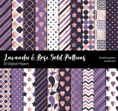 Colección Lavander & Rose Gold
