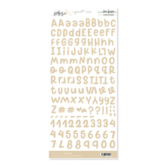 Pegatinas/Stickers Alfabeto Baby M Beige Lora Bailora