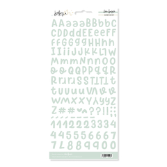 Pegatinas/Stickers Alfabeto Baby M Mint Lora Bailora