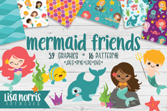 Colección Mermaid Friends en internet