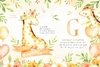 Hoja de Elementos Lovely Giraffe