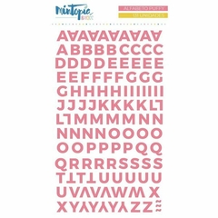Pegatinas Alfabeto Puffy Mintopía Rosa 131/Pkg - comprar online