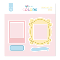 Troquel Marco Amigos Kimidori Colors - comprar online