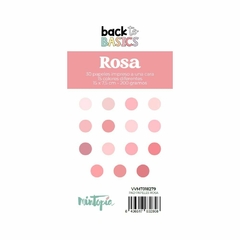 Bloc de 30 Papeles 15 x 7,5 cm Rosa de 200g Mintopía - comprar online