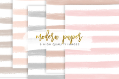 Colección Modern Paper Stripes