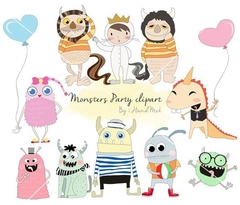 Hoja de Elementos Monster Party