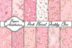 Colección Pink Floral Shabby Chic