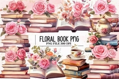 Hoja de Elementos Floral Book