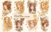 Hoja de Elementos Fall Fairy (watercolor)