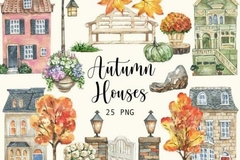 Hoja de Elementos Autumn Houses
