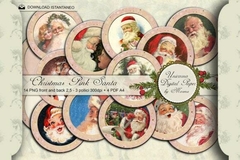 Hoja de Elementos Christmas Pink Santa (Navidad)