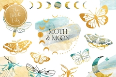 Hoja de Elementos Moth & Moon