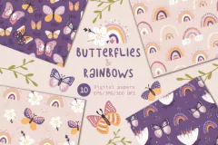 Colección Butterflies & Rainbows (Mariposas y Arcoíris)