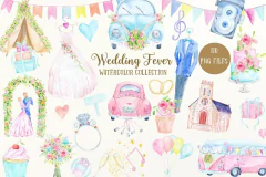 Hoja de Elementos Wedding Fever