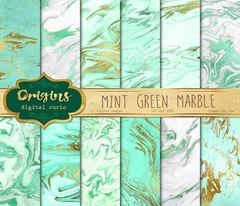 Colección Mint Green Marble