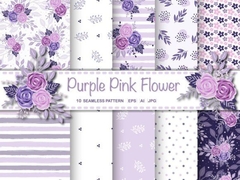 Colección Purple Pink Flower