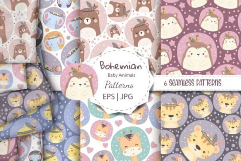 Colección Bohemian Baby Animals