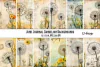 Colección Junk Journal Dandelion Backgrounds