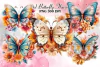 Hoja de Elementos Butterfly Flower
