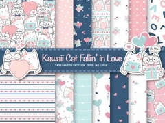 Colección Kawaii Cat Fallin in Love (Gatos)