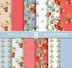 Colección Red & Blue Blossom