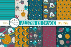 Colección Aliens in Space