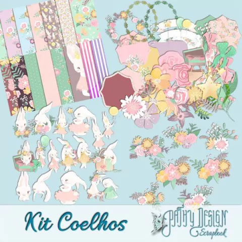 Colección Conejos y Flores (Pascua)