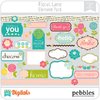 Hoja de Elementos Floral Lane American Crafts