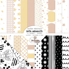 Colección Natal Minimalista Pasteles Mostaza y Beige (Navidad)