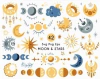Hoja de Elementos Moon & Stars