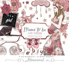 Hoja de Elementos Mama To Be (Girl)