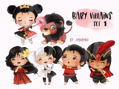 Hoja de Elementos Baby Villains Set 1 (Bebe Villanos)
