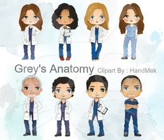 Hoja de Elementos Grey's Anatomy