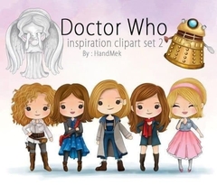 Hoja de Elementos Doctor Who Set 2