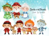 Hoja de Elementos Santa And Friends