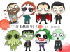Hoja de Elementos Cute Horror Set 2