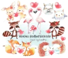 Hoja de Elementos Valentines Woodland