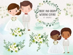 Hoja de Elementos Bride and Groom Wedding (Casamiento)