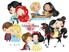 Hoja de Elementos Valentine Princess Set 2