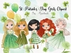 Hoja de Elementos St. Patrick's Day Girls